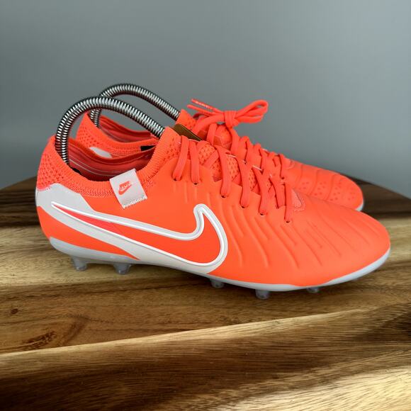 Nike Legend 10 Elite AG-PRO Hot Lava/White DV4330-800 Men's Size 6.5 / Women's 8